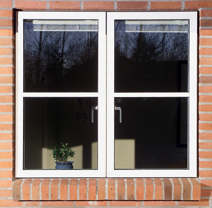 2-leaf window with 36mm glazing bars